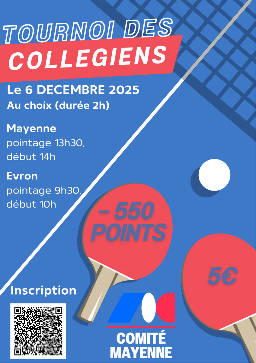 Tournoi des collégiens