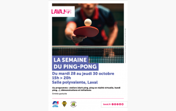 Animation ping salle polyvalente Laval