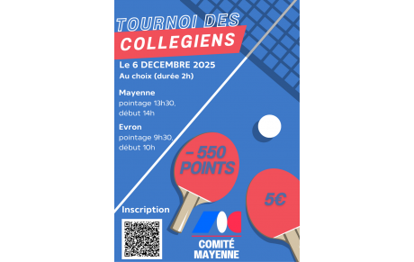 Tournoi des collégiens